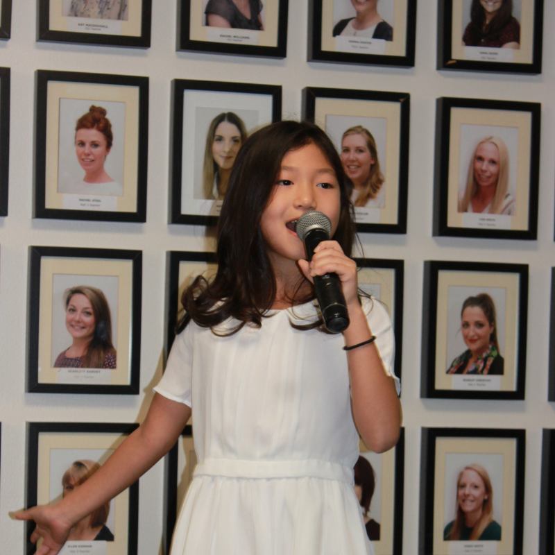 Art Festival opening Gio Lim Singing