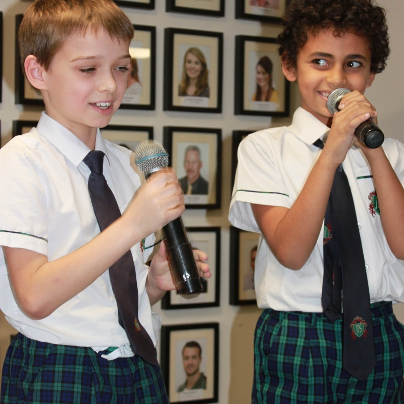 George and Adam performing at Showtime Thursday